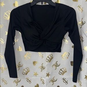 Pcheebum Black Long Sleeve Women's Top